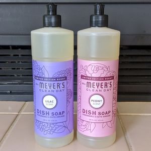 Bundle of Mrs. MEYERS dish soap